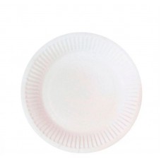 Тарелка  бумажная d=180мм Snack Plate, белая мелованная