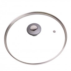 Крышка d=18см.стекл. с метал. ободком Крышка d=18см.стекл. с метал. ободком