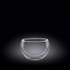 Салатник d=75 мм. 160 мл с дв. стенками Thermo Glass Wilmax /6/120/