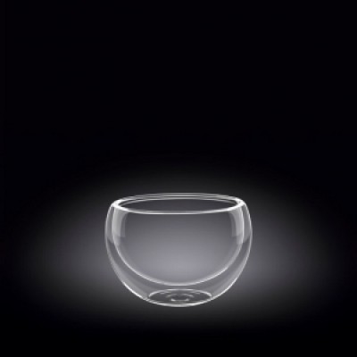 Салатник d=75 мм. 160 мл с дв. стенками Thermo Glass Wilmax /6/120/