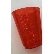 Стакан 330 мл пластиковый прозрачный красный d80 x 105 mm Complement "Бабл" Bubble 6шт/упак