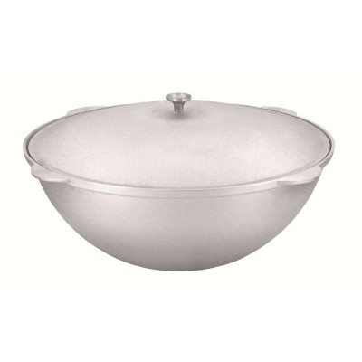 Казан литой 28л с крышкой