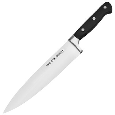 Нож поварской «Проотель» сталь нерж.,пластик; L=39/25.5,B=5см