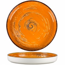 Тарелка с бортом Texture Yellow Circular 23 см